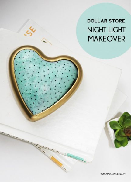 Dollar Store Push Light Makeover