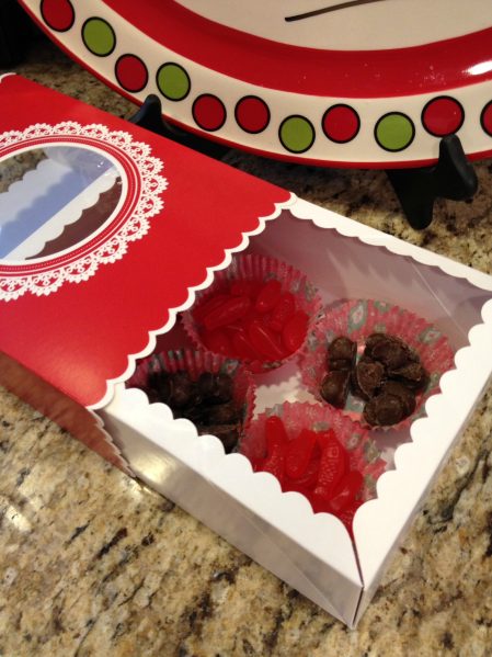 Dollar Store treats packaged in a Martha Stewart box