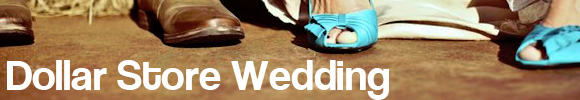 dollar store wedding