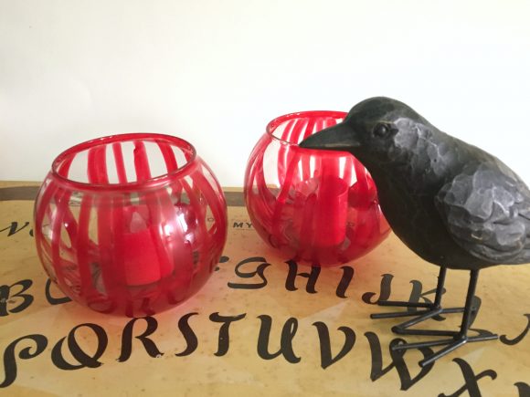 dripping blood candle holders