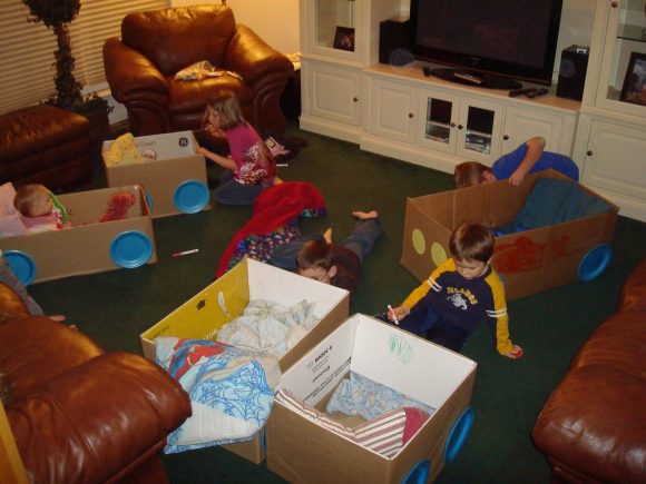 drive in movie night cars craft