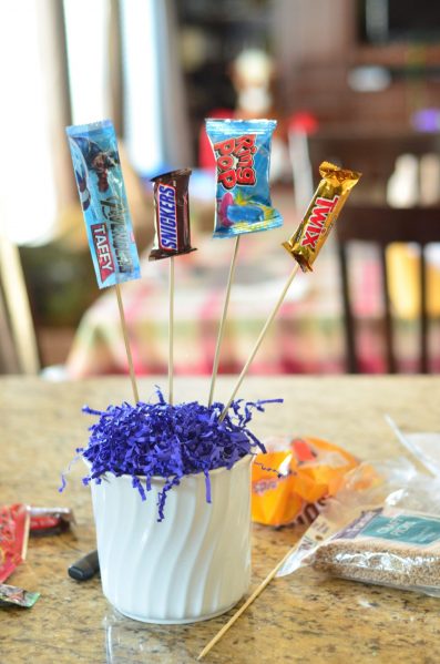 Tutorial: Candy bouquet - dollar store crafts