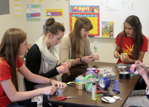 #StuckatProm Duck Tape Crafting