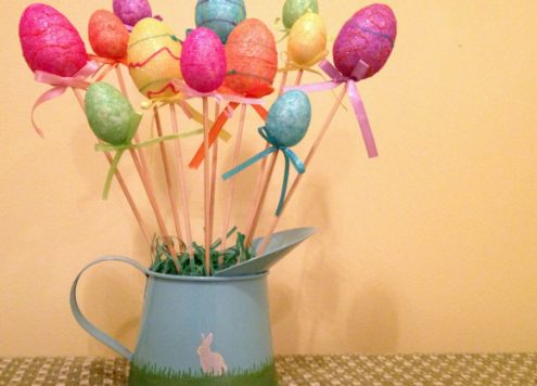 Tutorial: Dollar Store Easter Egg Bouquet