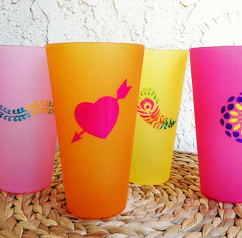 Make Enameled Plastic Tumblers