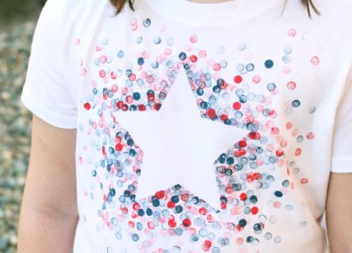 Make an Eraser-Stamped Shirt