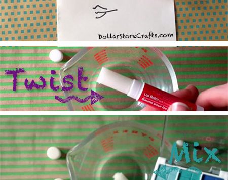 Heather's favorite eye shadow isn't a standard powder; instead, it comes in the form of a balm-like stick. Curious if she could recreate this type of product herself, she tried this fun experiment with dollar store lip balm and eye shadow!