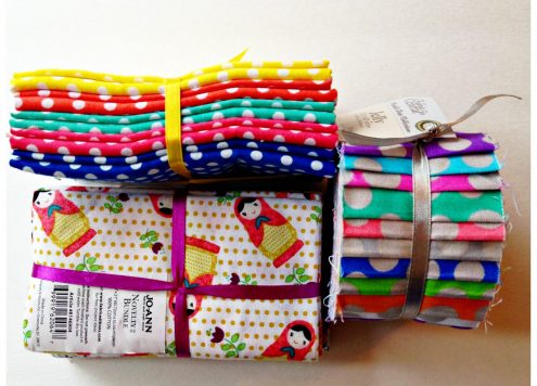 Fabric bundles - nesting doll fabric