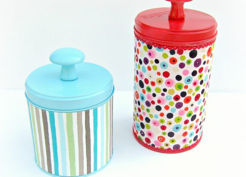 Upcycled Tin Tutorial - Dollar Store Craft