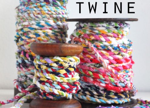 Make Scrap Fabric Twine