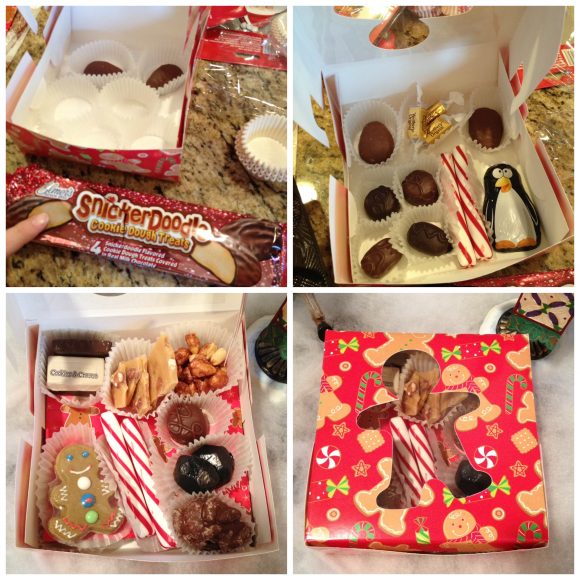 Assembling a custom dollar store treat box