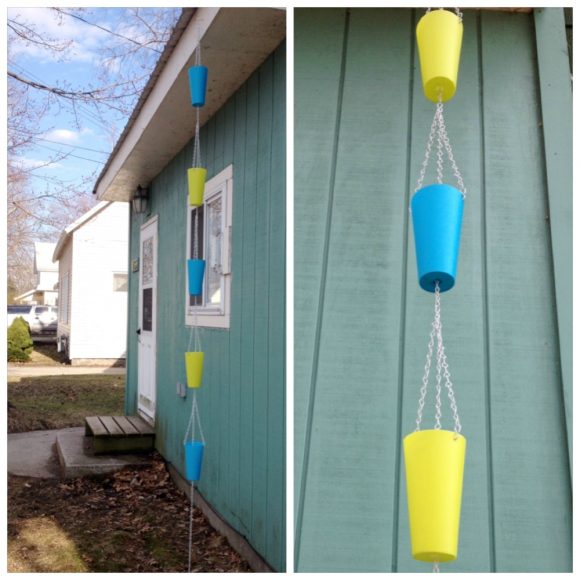 Plastic Cup Rain Chain