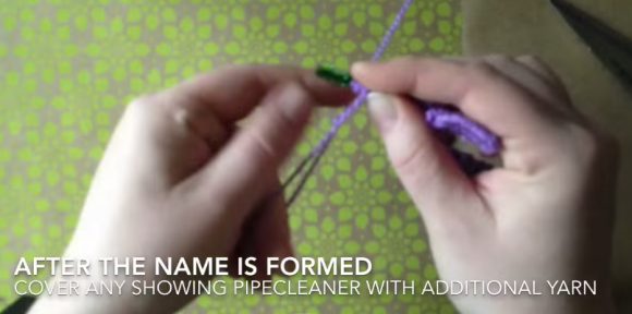 finishing ends of pipe cleaners