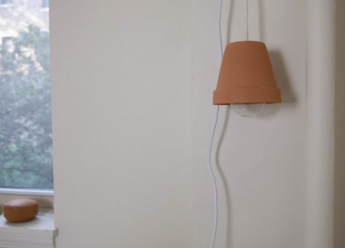 Make a Flower Pot Pendant Light