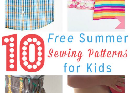 Well summer is certainly in full swing, isn't it? It's been a scorcher here in Atlanta, and I'm grateful for summery hand-me-downs, so my kid can be weather-appropriate without breaking our budget. If you can't get free clothes, though, you can save a lot of money by making some of your kid's summer wardrobe yourself, right? Here are some free summer clothing patterns for kids to help you save some cash this summer.