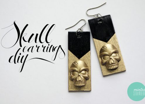 Make Glam Skull Earrings