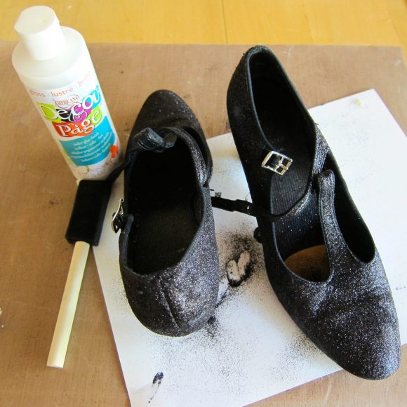 glitter shoes