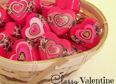 Tutorial: Classy Valentine Candy Favors