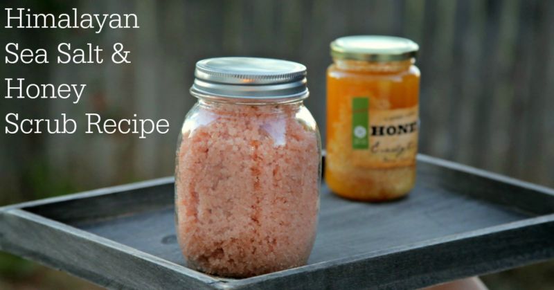 HImalayan Sea Salt & Honey Scrub Recipe - Dollar Store Crafts