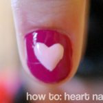 how to: heart nails