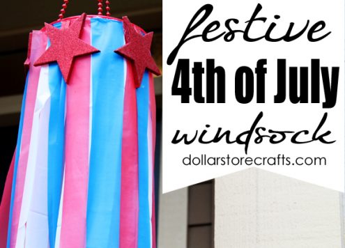 plastic tablecloth crafts