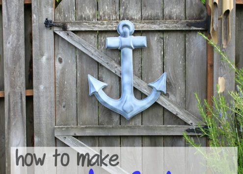 Make Cheap Nautical Garden Art