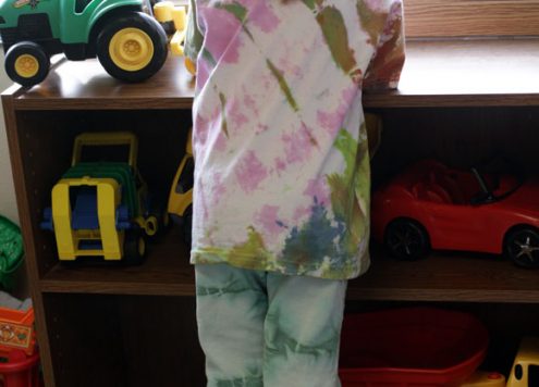 how to tie dye with preschoolers