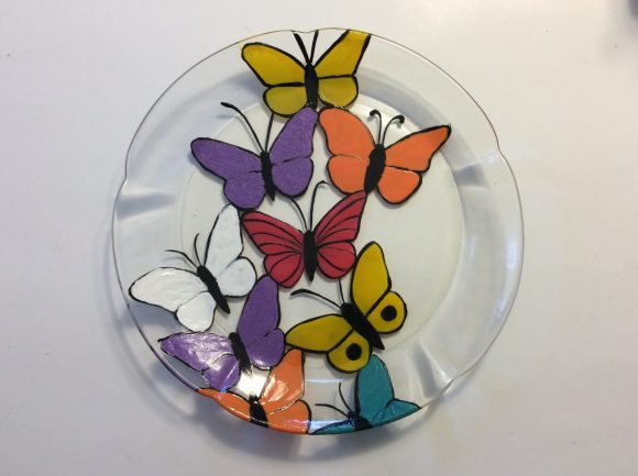 glass plate suncatcher