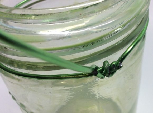 hanging jar candle holder