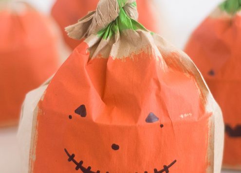 Paper Bag Jack-O-Lanterns