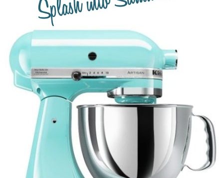 Win an Ice Blue Kitchenaid Mixer from DollarStoreCrafts!