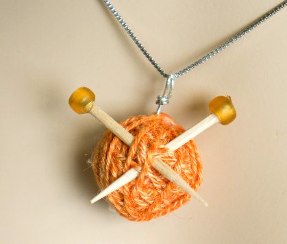 Make a Knitter's Necklace
