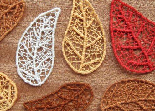 Make Lacy Skeleton Leaves