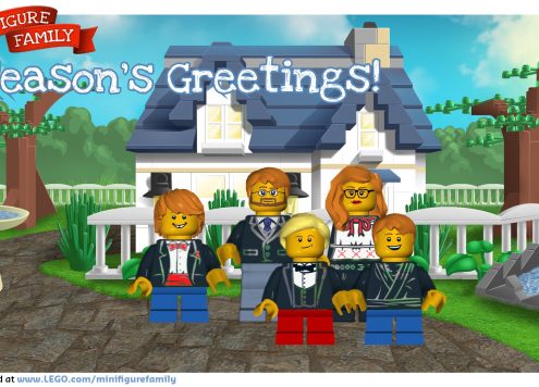 Lego postcard