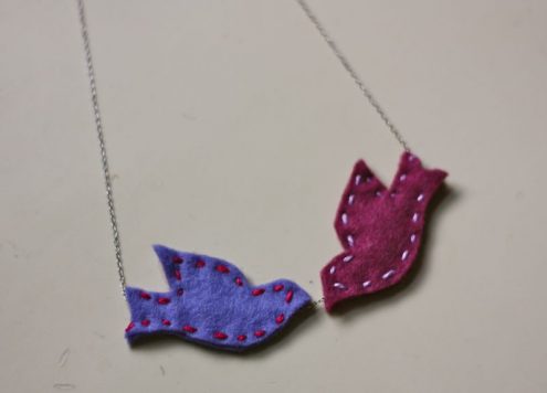 lovebird necklace