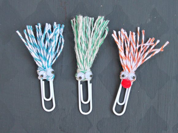 make silly bookmarks