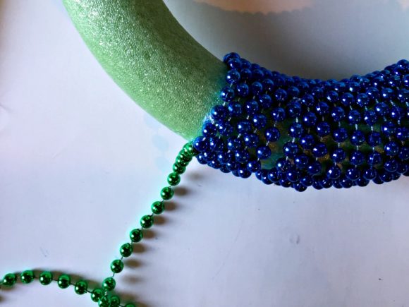 Dollar Store Crafts: Mardi Gras Mermaid Wreath