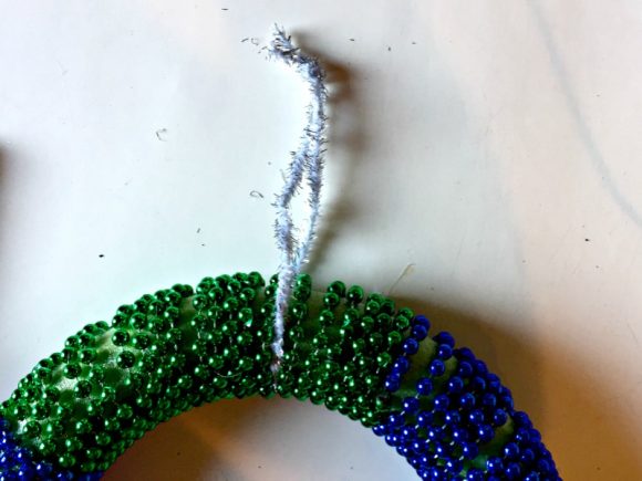 Dollar Store Crafts: Mardi Gras Mermaid Wreath
