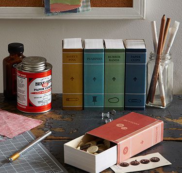 Matchbox desk organizers - dollar store craft