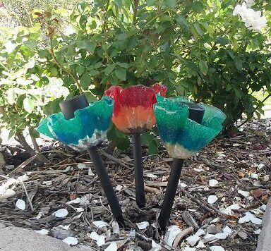 Melted Bead Flower Lights