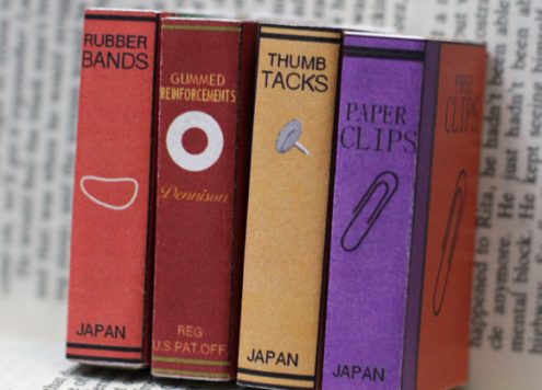 mini book cover matchboxes