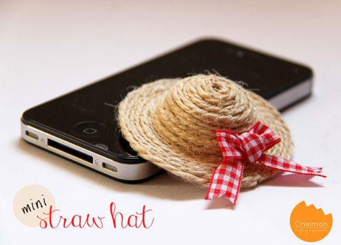 Make a Miniature Straw Hat