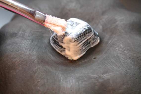 mod podge pumpkin stem