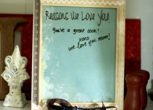 Mother's Day Memo Board