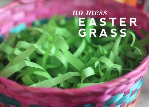 Make No-Mess Easter Grass