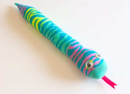 No Sew Sock Snake