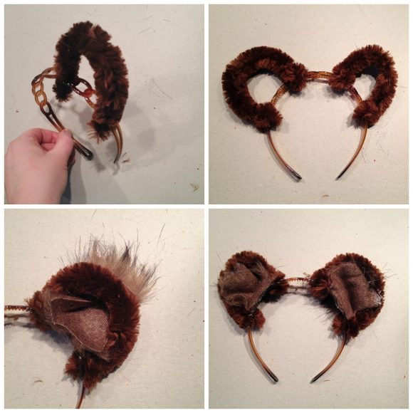 Making a Paddington headband