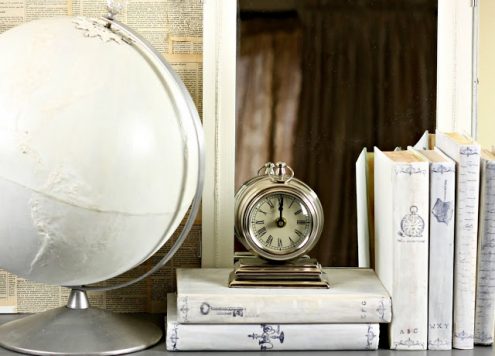 painted and stamped books