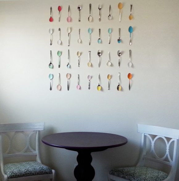 Make Painted Spoon Wall Art