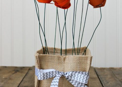 Make a Paper Flower Centerpiece